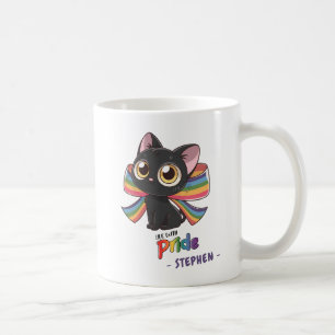Live with Pride – Rainbow Cat LGBTQ Pride Koffiemok