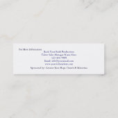 Live Worship Event  Ticket (Achterkant)