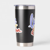 Live Your Dream Geïsoleerde Drinkbeker (Rechts)