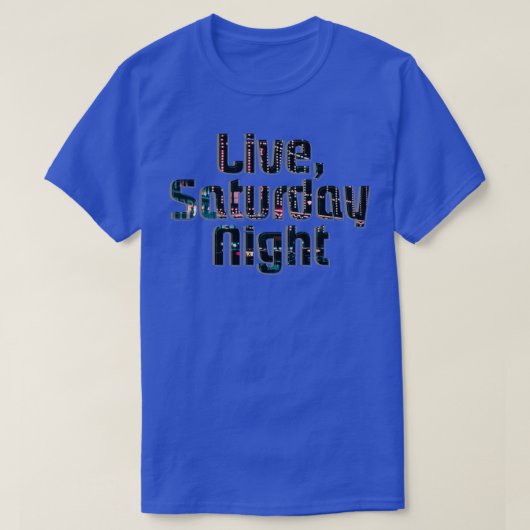 Live zaterdagavond t-shirt (Design voorkant)