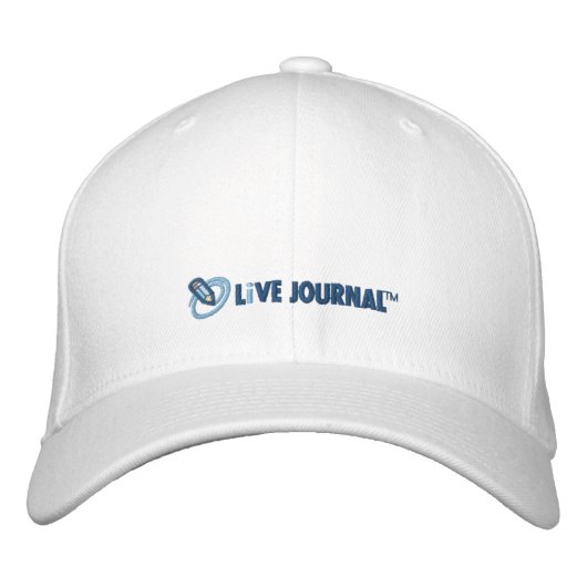 LiveJournal Logo Horizontaal Geborduurde Pet (Voorkant)