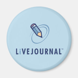LiveJournal-Logo Verticaal Magneet
