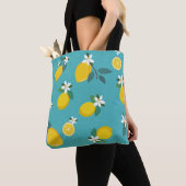 lively lemons tote bag (De près)