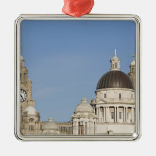 Liver Building, Liverpool, Engeland Metalen Ornament