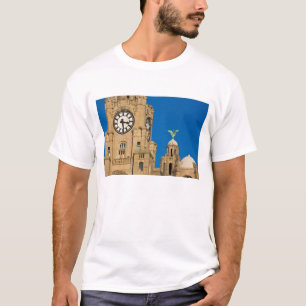 Liver Building, Liverpool, Merseyside, Engeland T-shirt