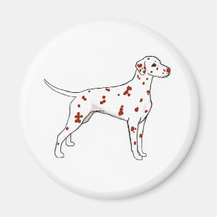 Liver Dalmatian Magneet