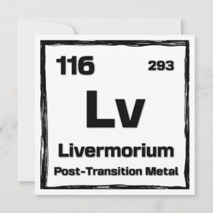 Livermorium (Lv) - Periodiek Systeem der Elementen Kaart