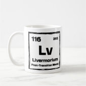 Livermorium (Lv) - Periodiek Systeem der Elementen Koffiemok (Links)