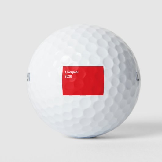 Liverpool 2020 Premier League Golfballen (Voorkant)