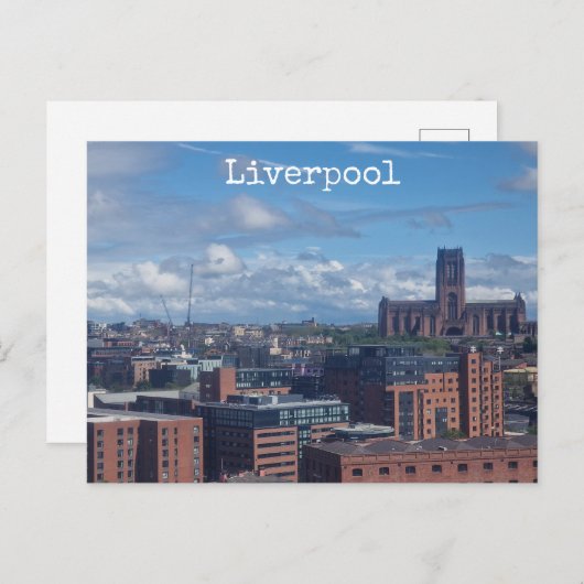 Liverpool-Briefkaart Briefkaart (Voorkant / Achterkant)