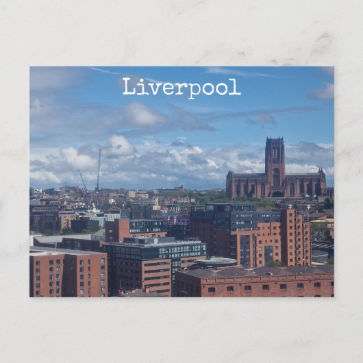 Liverpool-Briefkaart Briefkaart (Voorkant)