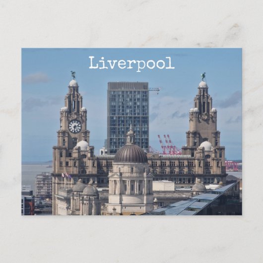 Liverpool-Briefkaart Briefkaart (Voorkant)