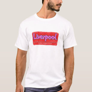 Liverpool City in het Verenigd Koninkrijk T-shirt