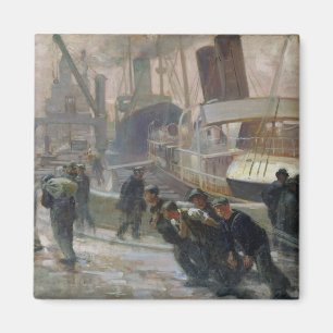 Liverpool Dockers in Dawn, 1903 Magneet