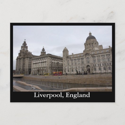Liverpool, Engeland Briefkaart (Voorkant)