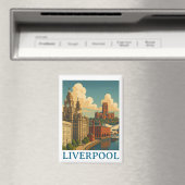  Liverpool Engeland Travel City Uitzicht Magneet (Insitu (Vaatwasser))