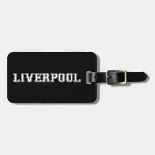 Liverpool England Bagagelabel
