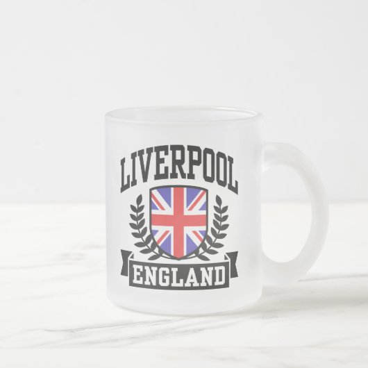 Liverpool England Matglas Koffiemok (Rechts)