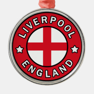 Liverpool England Metalen Ornament