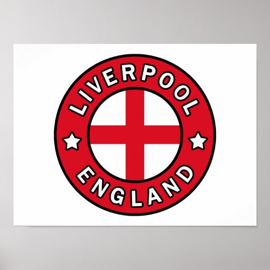 Liverpool England Poster (Voorkant)