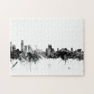 Liverpool England Skyline Legpuzzel