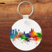 Liverpool England Skyline Sleutelhanger (Voorkant)