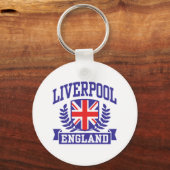 Liverpool England Sleutelhanger (Voorkant)