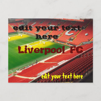 liverpool FC-briefkaart Briefkaart