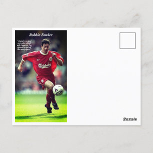 Liverpool FC Legend-reeks — Robbie Fowler Briefkaart