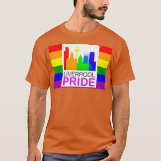 Liverpool Gay Pride Liverpool LGBT Liverpool Rainb T-shirt