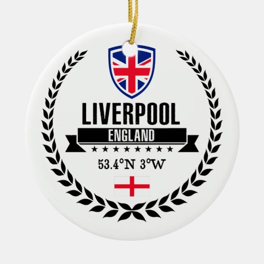 Liverpool Keramisch Ornament (Voorkant)