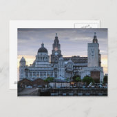 Liverpool Liverbuilding Briefkaart (Voorkant / Achterkant)