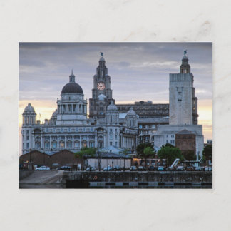 Liverpool Liverbuilding Briefkaart