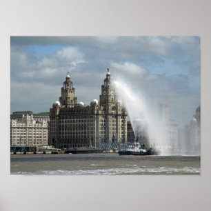 Liverpool-Poster voor leveringopbouw Poster