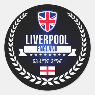 Liverpool Ronde Sticker