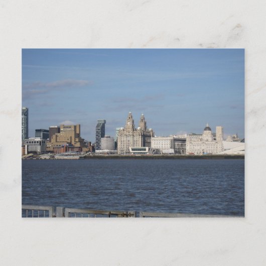 Liverpool Skyline Briefkaart (Voorkant)