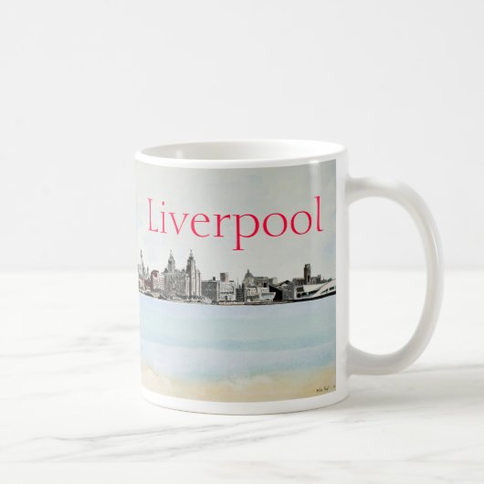 Liverpool - Skyline Koffiemok (Rechts)