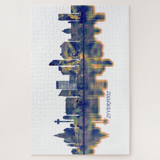 Liverpool Skyline Legpuzzel (Verticaal)