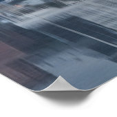 Liverpool Skyline Reflection Poster (Hoek)