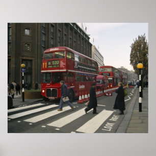 Liverpool Street Station Bus - Londen Poster