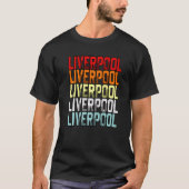Liverpool Uk Flag T-shirt (Voorkant)