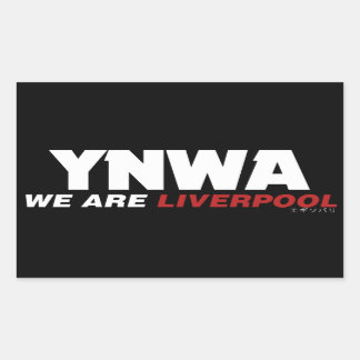 Liverpool-ventilatoren Rechthoekige Sticker