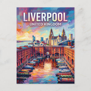 Liverpool Verenigd Koninkrijk Briefkaart