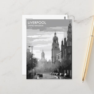 Liverpool Verenigd Koninkrijk Travel Briefkaart