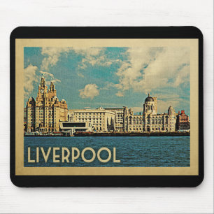 Liverpool Vintage Travel Muismat