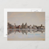 Liverpool voor het Liver Building - Briefkaart (Voorkant / Achterkant)