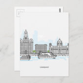 Liverpool Waterfront Briefkaart (Voorkant / Achterkant)
