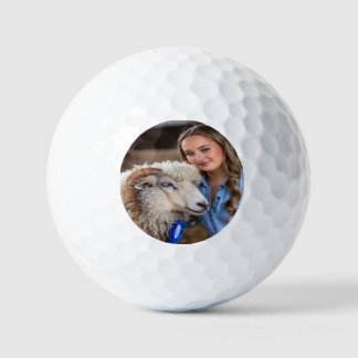 Livestock Show Sheep Photo Customize Golfballen