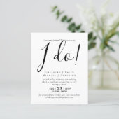 Livestreaming Wedding nodigt uit - kijk hoe we zeg (Staand voorkant)