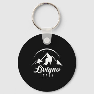 Livigno Italië Ski Resort Skiën Snowboarding Souve Sleutelhanger